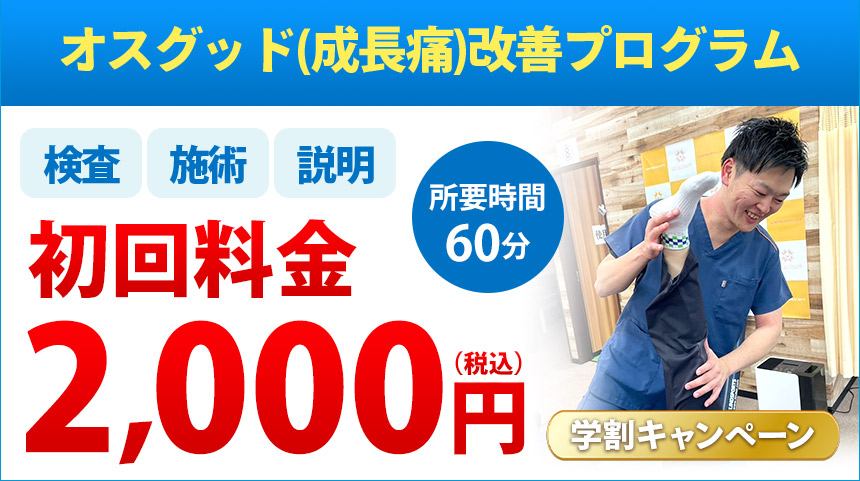 中津 オスグットオファー：2,000円