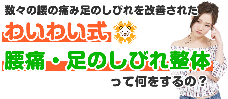 わいわい式腰痛・足のしびれ整体